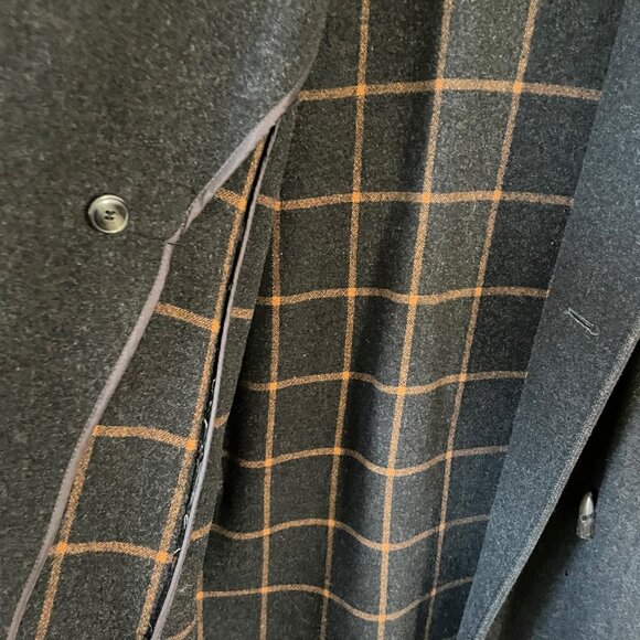 Vintage Loden Overcoat with Hood - Picture 5 of 12